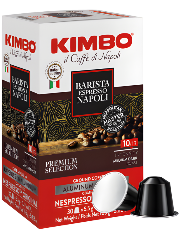 Cápsulas Kimbo Napoli - compatibles con Nespresso®