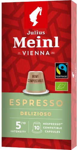 Julius Meinl BIO & Fairtrade Cápsulas Compatibles con Nespresso®*