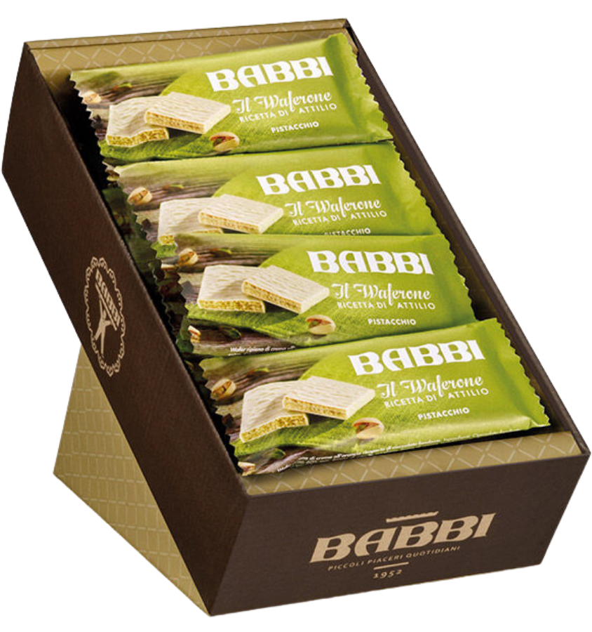 Babbi Waferone Pistacchio Expositor