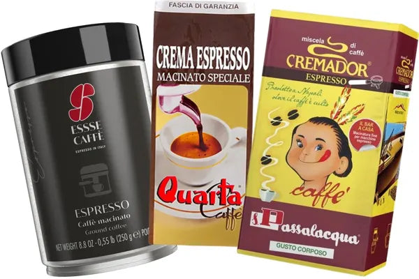 Set de degustación de espresso para máquina de portafiltro