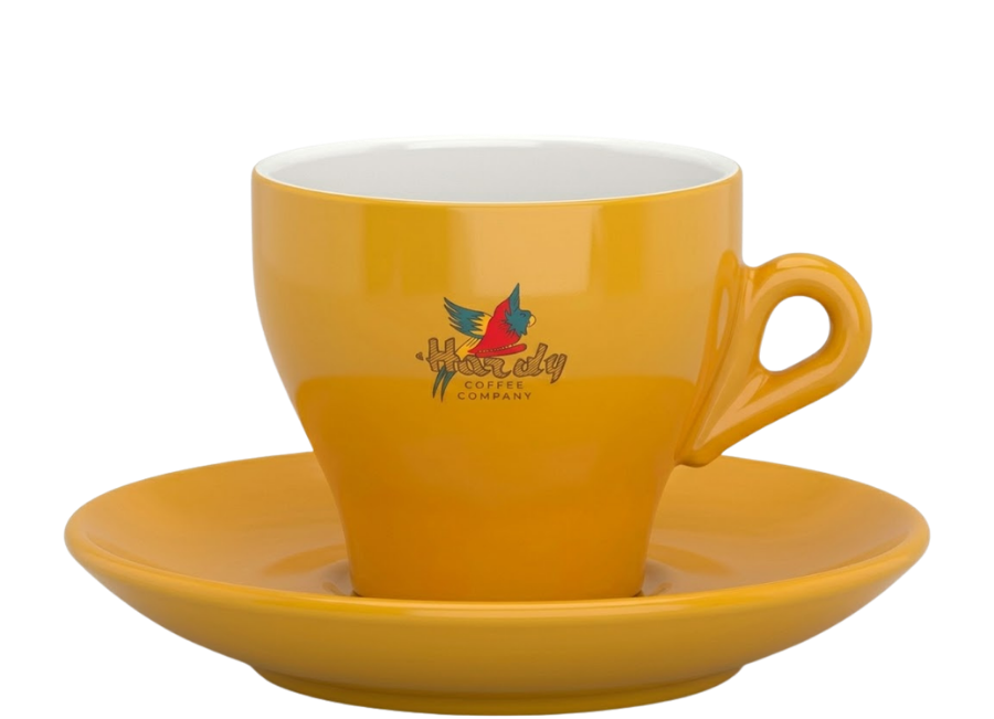 HARDY | Taza Amarilla para Capuchino