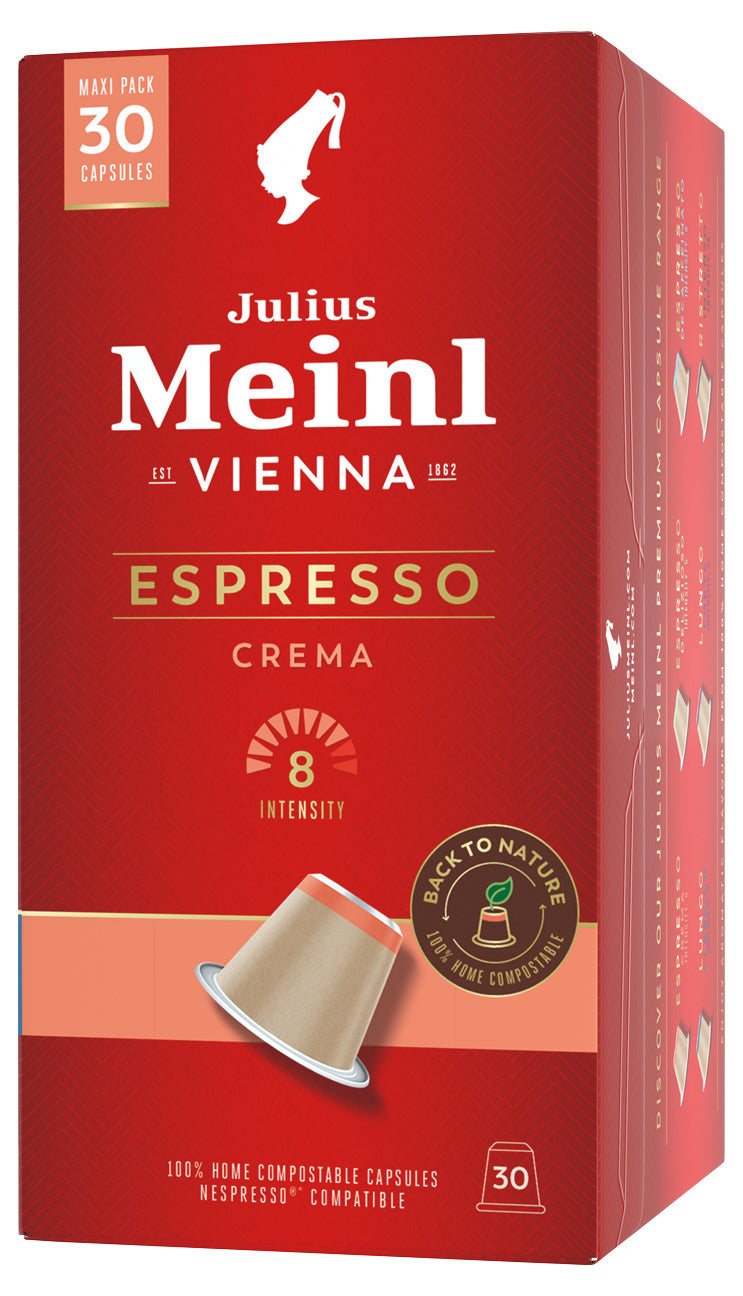 Cápsulas Julius Meinl Espresso Crema - compatibles con Nespresso®*