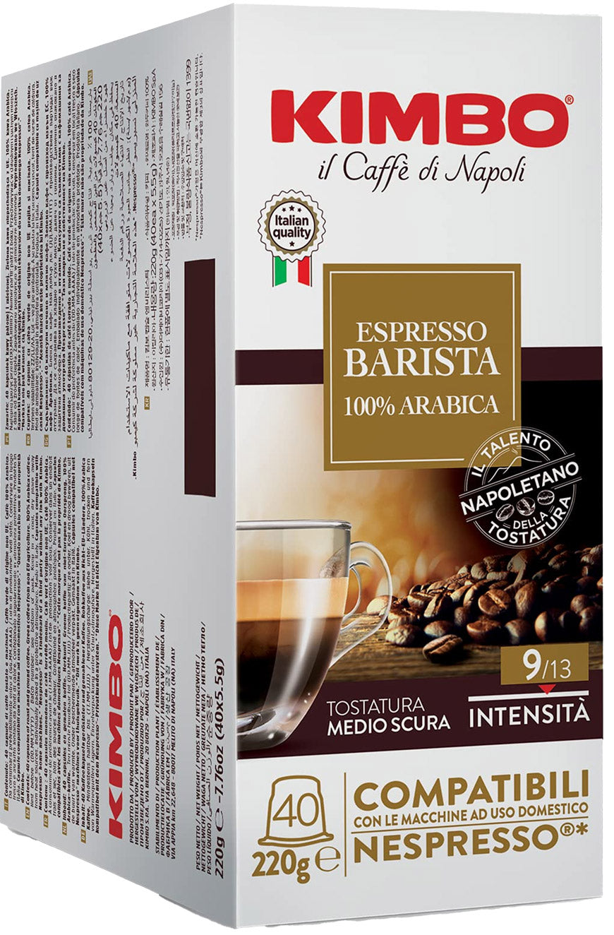 Kimbo Barista - Cápsulas compatibles con Nespresso®*