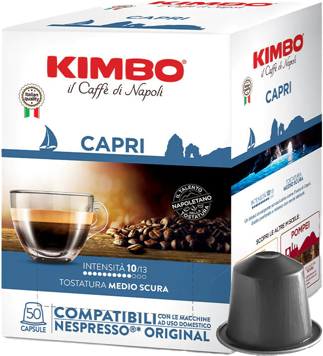 Cápsulas Kimbo Capri - compatibles con Nespresso®
