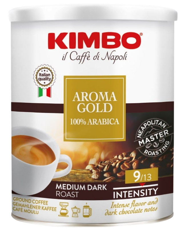 Café Molido Kimbo 100% Arábica