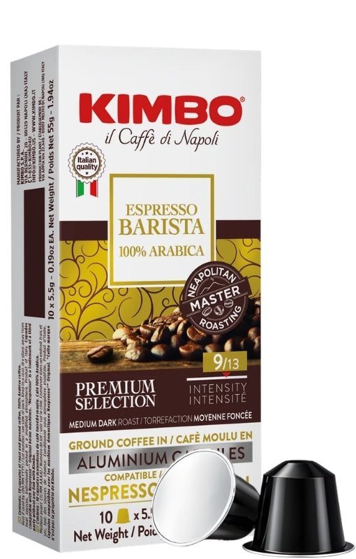 Cápsulas Kimbo Barista 100% Arabica - Compatibles con Nespresso® *
