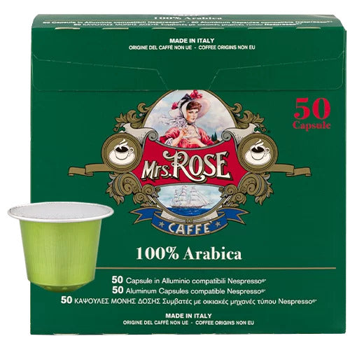  Mrs. Rose cápsulas compatibles con Nespresso®*