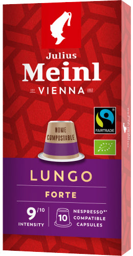 Julius Meinl Fairtrade Lungo Cápsulas Compatibles con Nespresso®*