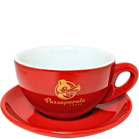 Passaparola Taza para Café con Leche - Roja