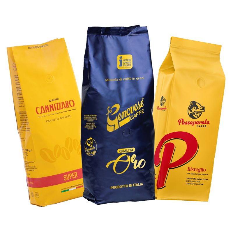 Set de degustación de espresso Trío Oro