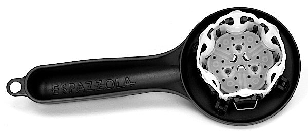 Espazzola – Herramienta Profesional para Limpiar la Máquina de Café Espresso, 53 mm, negro