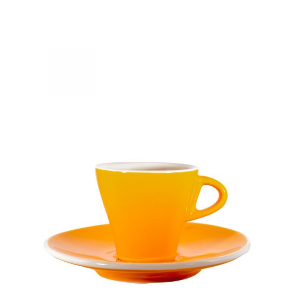 Taza para Espresso de Color Cúrcuma