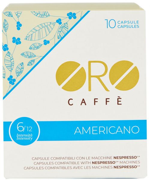 Oro Caffe Nespresso Kapseln Americano