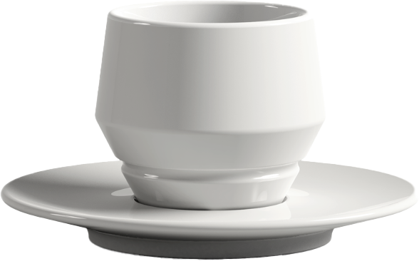 Maniko Taza de Capuchino - Blanco
