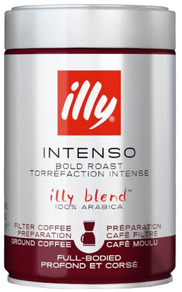 illy Filterkaffee dunkle Röstung 250g gemahlen Dose