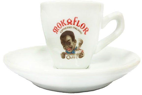 Mokaflor – Taza Blanca para Capuchino Moretto