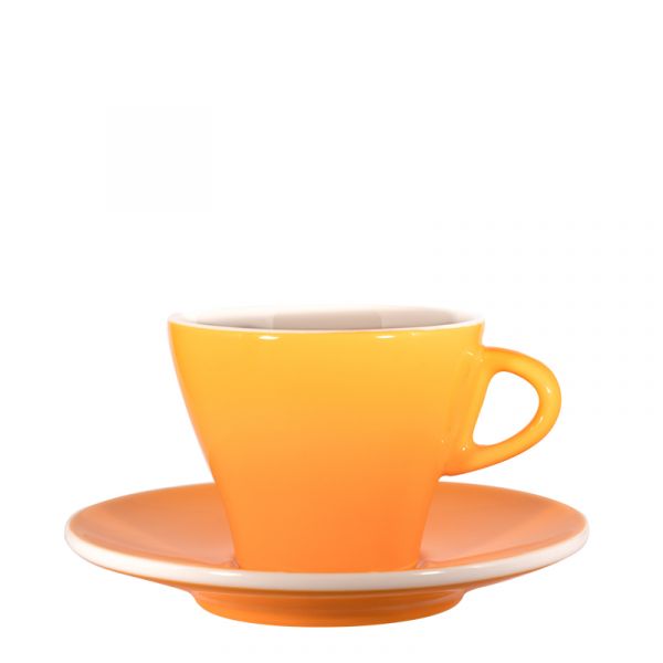 Taza para Capuchino de Color Cúrcuma