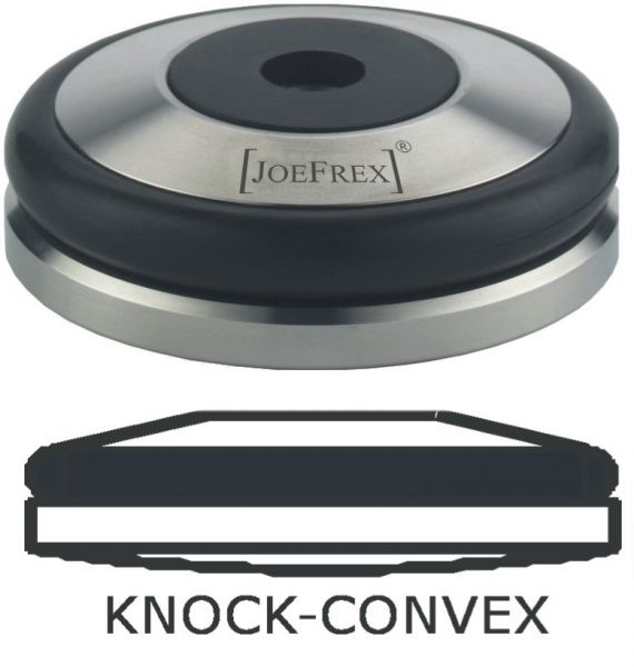 JoeFrex - 58 mm Tamper Base KNOCK- CONVEX