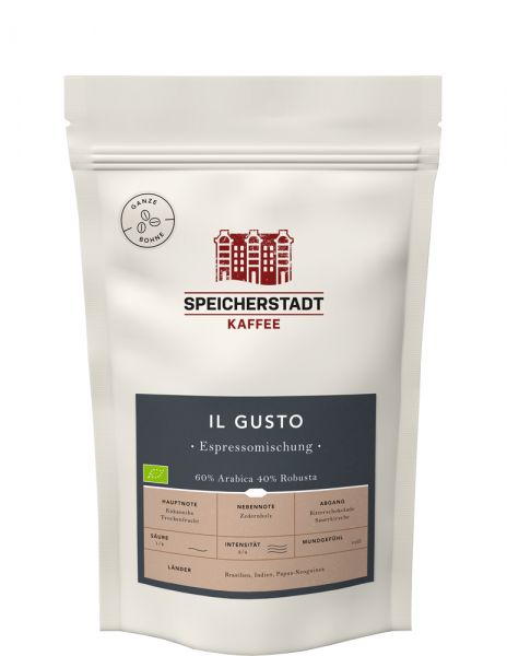 Speicherstadt Café Espresso Bio IL Gusto