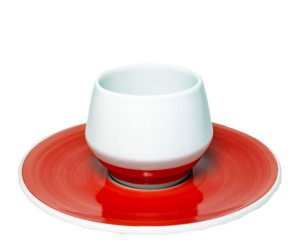 Maniko Set de 4 Tazas de Espresso - Rojo