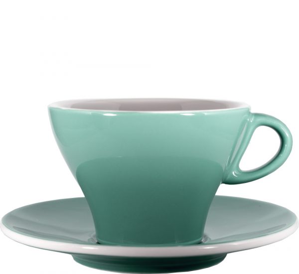 Taza de café con leche de colores - Menta