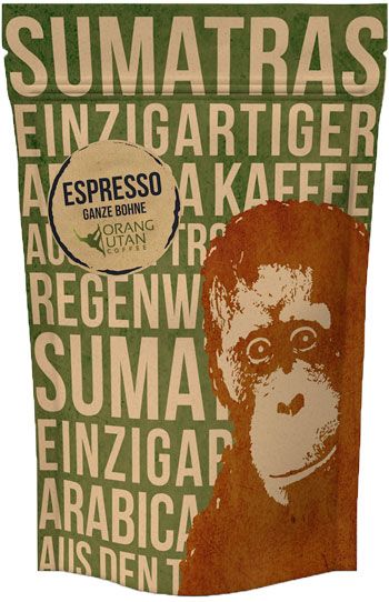 Speicherstadt Kaffee Orang Utan Sumatra