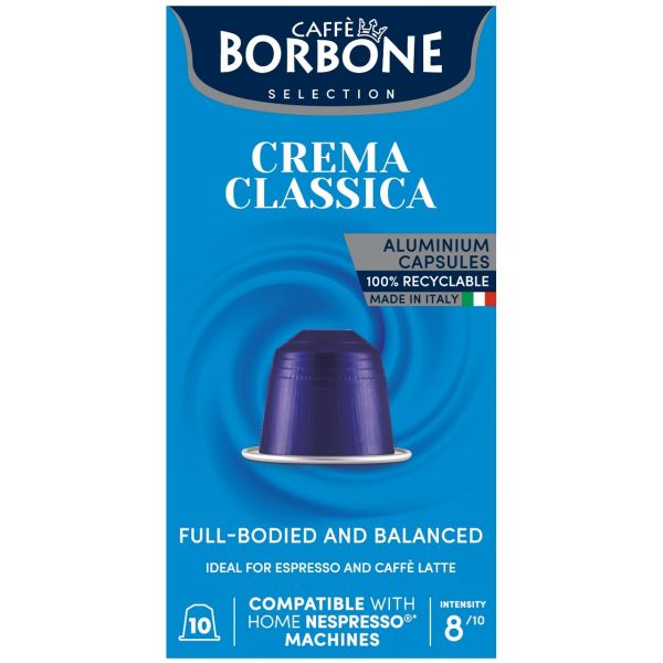 Caffè Borbone Cápsulas Compatibles con Nespresso®* - Crema Classica