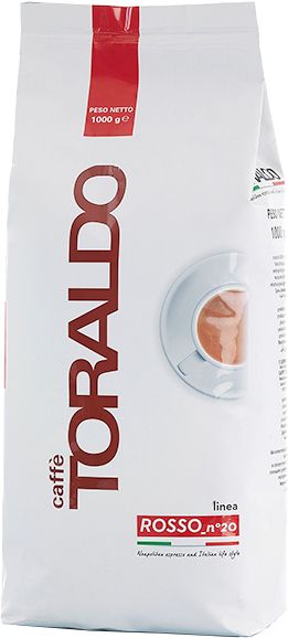 Caffè Toraldo No. 20 Rosso 1000g en Grano